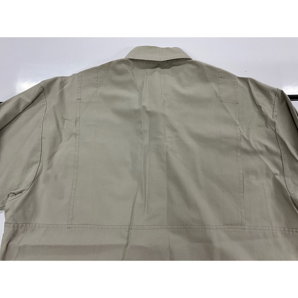 Men's Columbia Quilted Shoulder Khaki Hunting Button Up Long Sleeve Shirt XXL - Picture 6 of 7